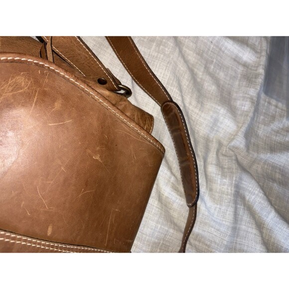 Handmade Leather Satchel NOVICA Artisan Shoulder Bag Mexico Brown Hinojosa 11.5 - Picture 8 of 16